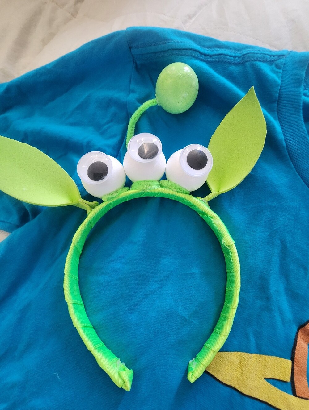 Womens Medium Disney Diy Toy Story Green Alien Haloween Costume - Picture 5 of 5